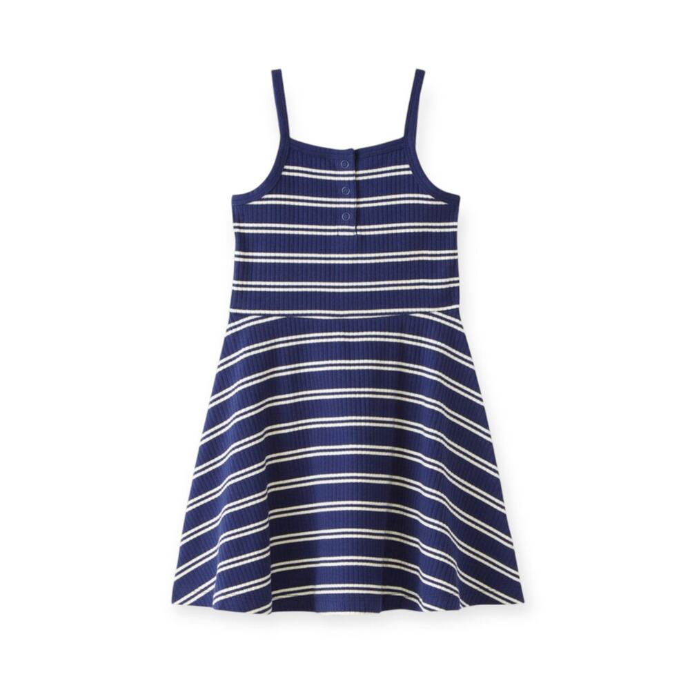 🆕 Hanna Andersson NWT Striped Cami Fit & Flare Dress